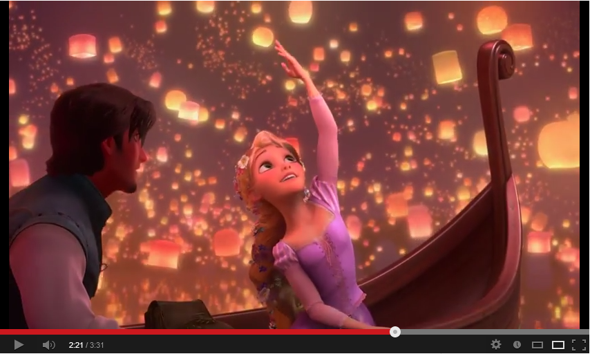 I See The Light From A Disney Movie, “Tangled”